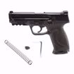 T4E S&W M&P9 2.0 PAINTBALL MARKER-.43 CAL-BLACK left view with spring