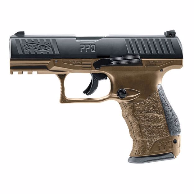 Picture of T4E WALTHER PPQ M2 LE TRAINING MARKER PISTOL .43 CAL - FDE