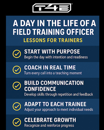 A Day in the Life of a Field Training Officer. Lessons for Trainers